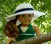 Wide Brim Sunhat - 18" American Girl Doll