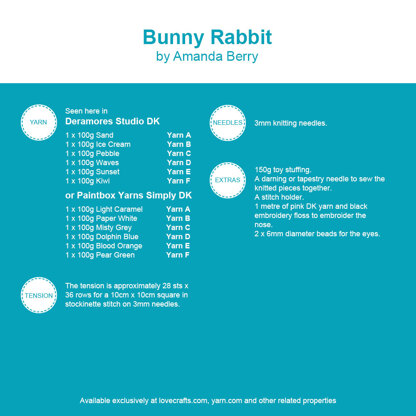 Deramores Bunny Rabbit PDF