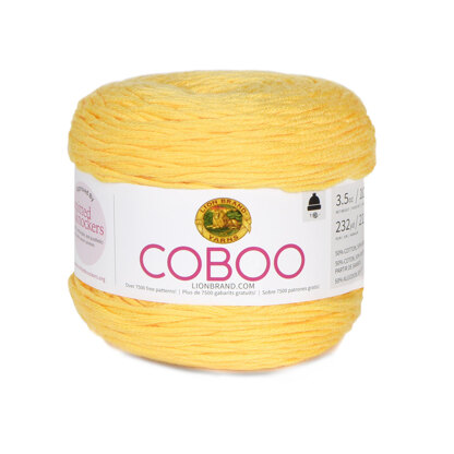 Lion Brand Coboo Yarn Tan