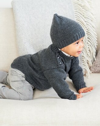 Sweater and Hat in Rico Baby So Soft DK - 843 - Downloadable PDF
