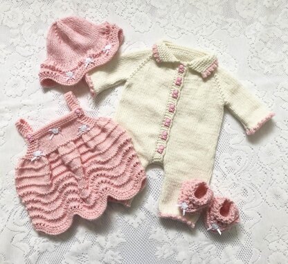 Abigail baby doll clothes knitting pattern 19080