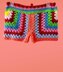 Asymmetric Crochet Shorts