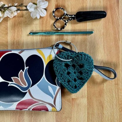 Granny's Heart Keychain