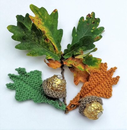 Acorn Cup & Oak Leaf - Ferrero Rocher Chocolate Covers