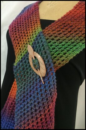 Lace Scarf On The Bias