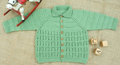 Heirloom Baby Cardigan in Imperial Yarn Tracie Too - F03 - Downloadable PDF