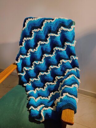 Ocean waves blanket