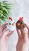 Chicken amigurumi pattern, crochet hen, bird crochet pattern