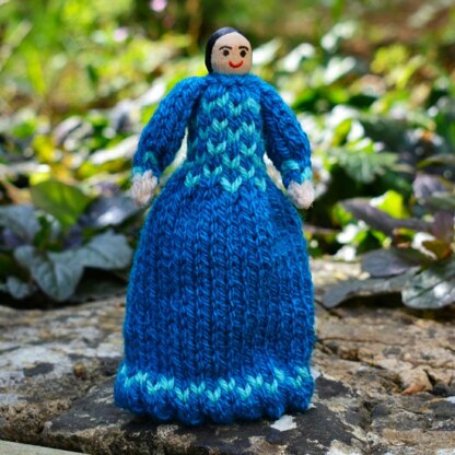 Queen Victoria Peg Doll