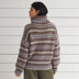 Nuno Stripe Sweater - Jumper Knitting Pattern for Women in Debbie Bliss Saphia