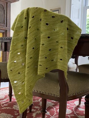 Holey Square shawl