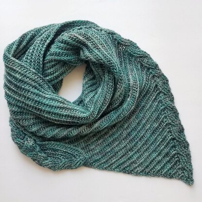 Ebbing Tides Shawl