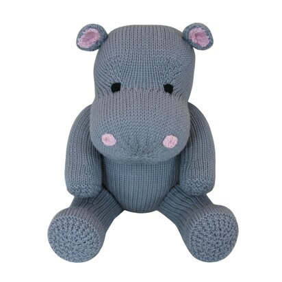 Hippo (Knit a Teddy) - knitting pattern