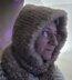 Faux Fur Bonnet with Scarf