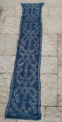 Stained Glass Lace Scarf