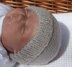 Baby Silver Silk Beanie Hat