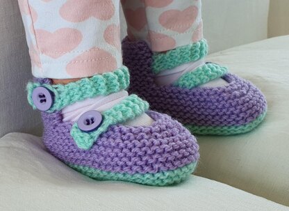 High back baby shoes - Alexandra