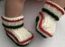 Christmas Twist Baby Booties