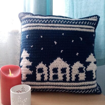 Winter's Night Cushion