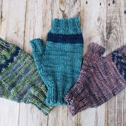 Simple Colorwork Mitts