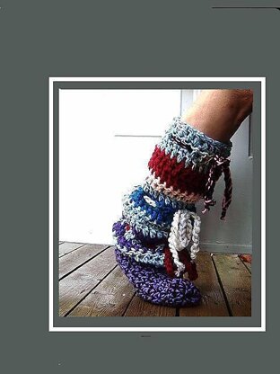 291-B, Slouchie Boot slipper, or Legwarmers