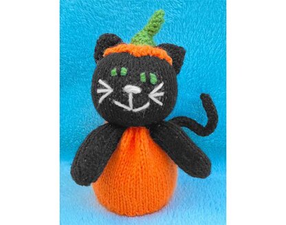 Halloween Pumpkin Cat choc orange cover / toy
