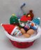 PDF Christmas DK 2in1 Knitting Pattern Egg Cosy/Decoration 6designs Charity knit EASY Christmas Eve Box Gonk Snowman Robin Elf Santa festive