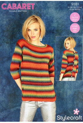Sweaters in Stylecraft Cabaret DK - 9181