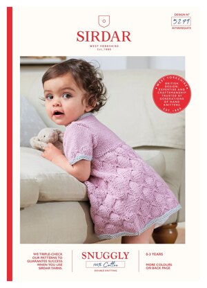 Dress in Sirdar Snuggly 100% Cotton - 5279 - Downloadable PDF