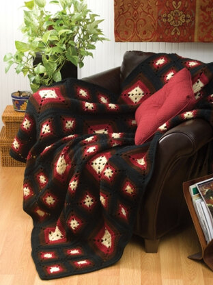 Today's Granny Afghan in Caron One Pound - Downloadable PDF