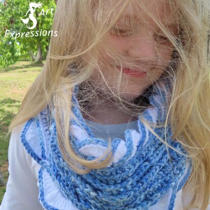 Sea Breeze Infinity Scarf Child & Youth