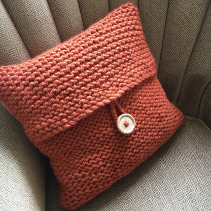 Single Button Pillow Cover