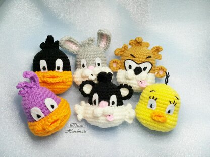 Looney Tunes Brooches Pattern