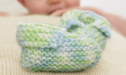 Simply Booties in Caron Simply Baby - Downloadable PDF
