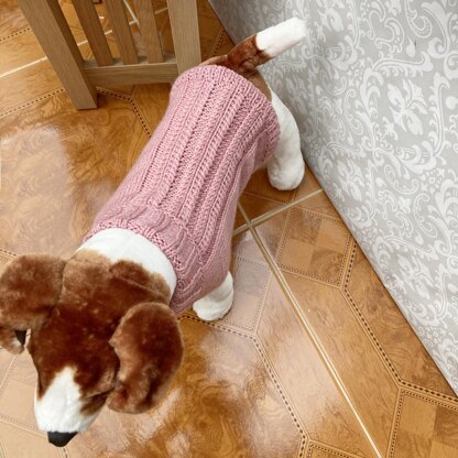 Dog Coat Jumper Knitting Pattern #654