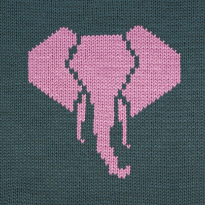 Geometric Elephant Knitting Chart