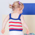 "Ronja Thick Stripe Tank" - Top Knitting Pattern For Girls in MillaMia Naturally Soft Cotton