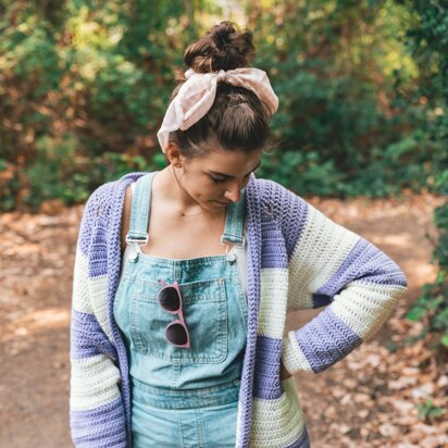 Slouchy Stripe Cardigan