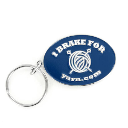 WEBS Keychain - I Brake For Yarn.com