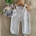 Grey Dungarees Knitting Pattern
