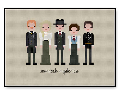 Murdoch Mysteries - PDF Cross Stitch Pattern