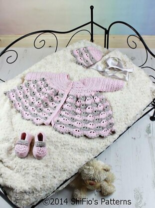 278 Baby Matinee Jacket Crochet Pattern #278