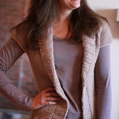 Abbi: shawl collar cardigan