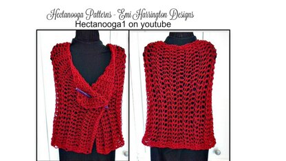 YTcr- Beginner Red Shawl