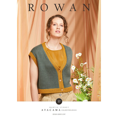 Atacama (sleeveless) Jacket in Rowan Summerlite DK - Downloadable PDF