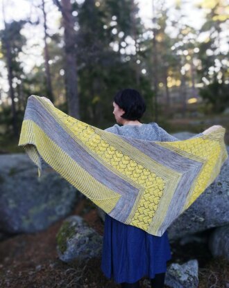 Kanttarelli Shawl