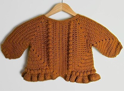 4 CROCHET BABY SWEATER CARDIGAN PATTERNS