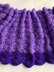 Purple Peacock Shawl