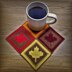 Falling Leaves Coasters