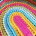 Lollipop Rainbow Blanket by Melu Crochet